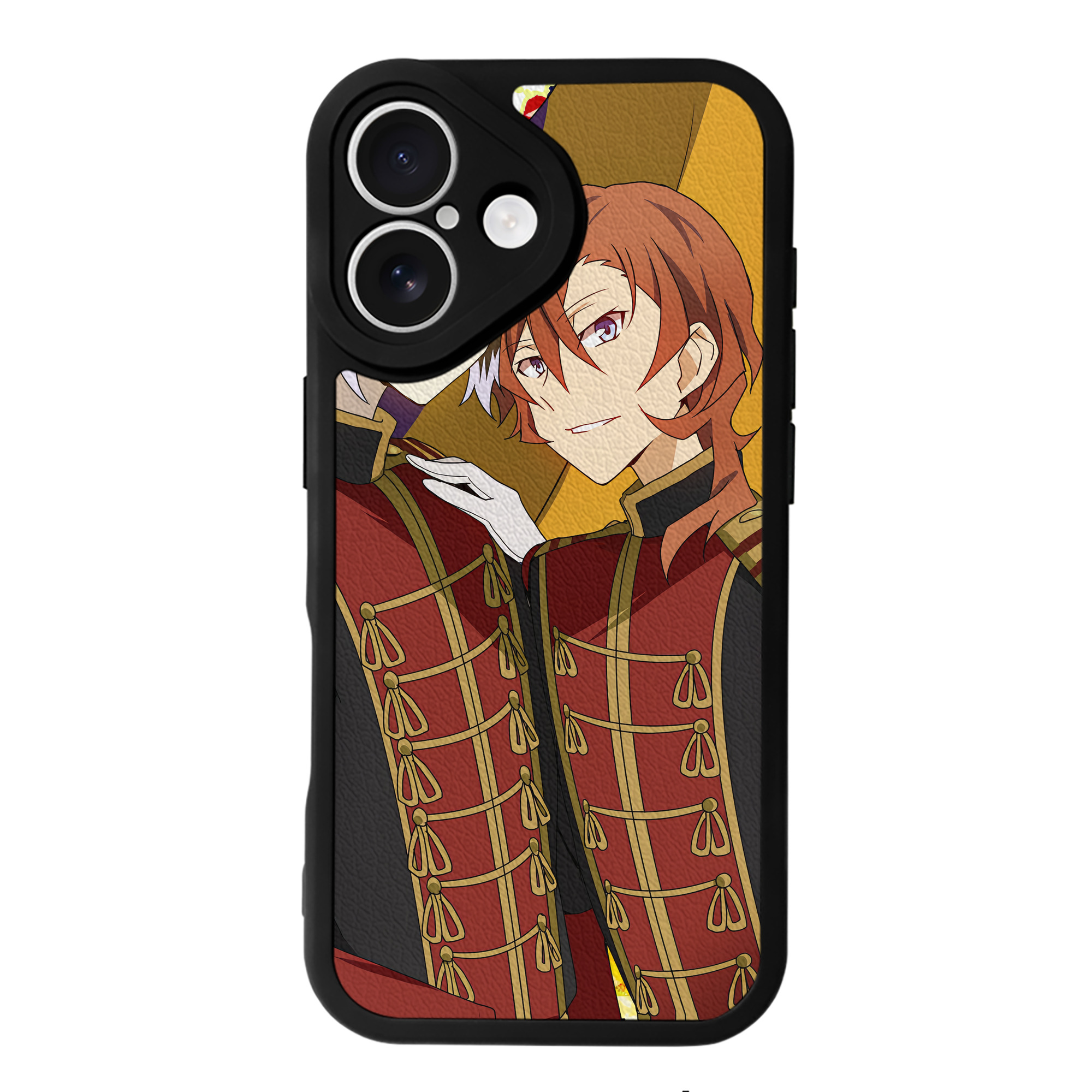 （画像用） 文豪ストレイドッグス Bungo Stray Dogs 【iPhone 16シリーズ対応】シリコンスマホケース（レザー調） 材質：シリコン
